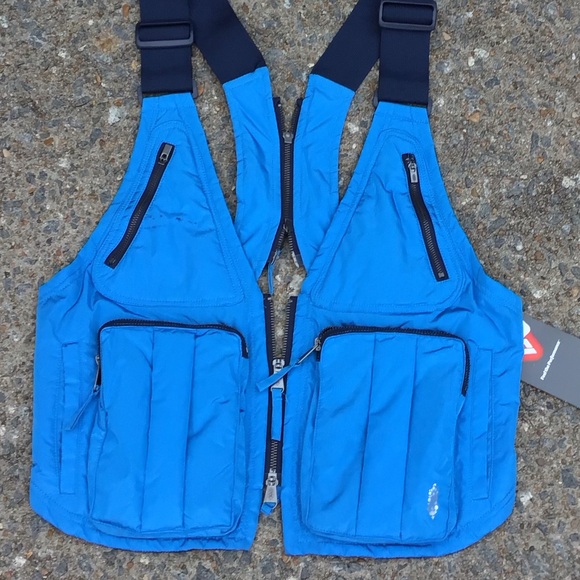 NWT FP Movement by Free People - Outdoors Pursuit Utility Women's Blue Vest - Picture 4 of 5